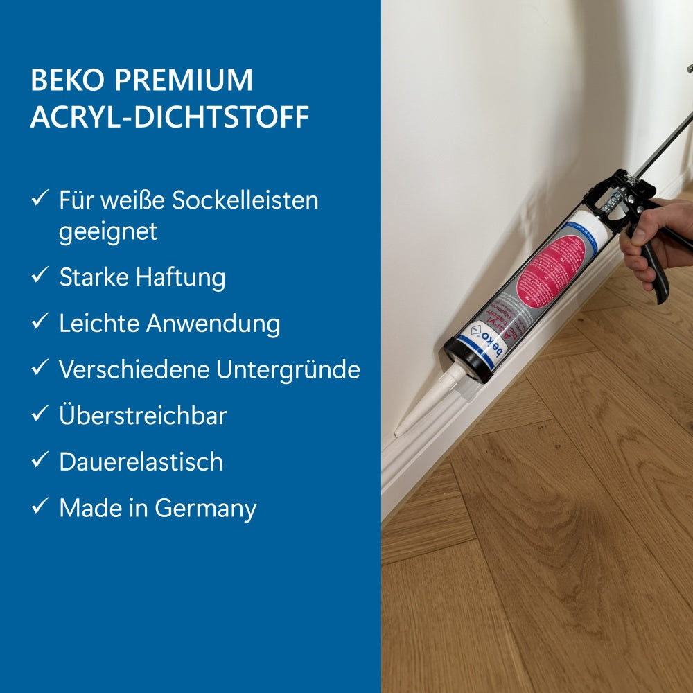 beko Premium Acryl-Dichtstoff, weiß, 310 ml