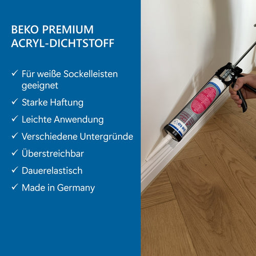 beko Premium Acryl-Dichtstoff, weiß, 310 ml