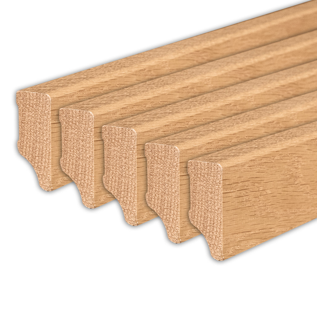 Sockelleiste Eiche, natur matt, 16x40x2400 mm, Cube-Profil