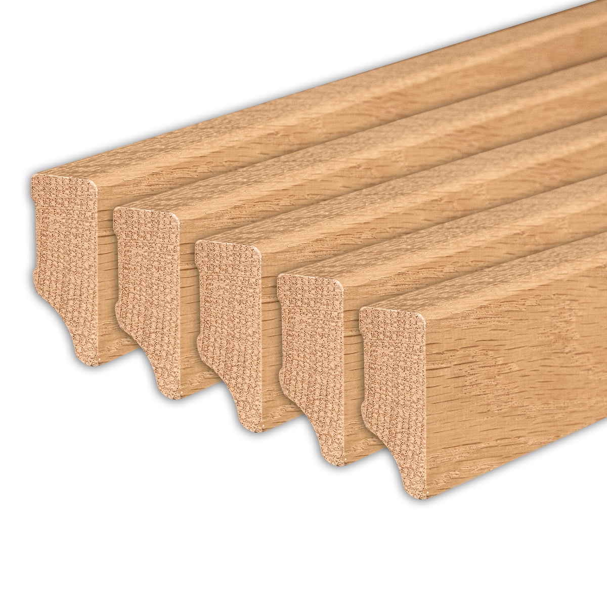 Sockelleiste Eiche, natur matt, 16x40x2400 mm, Cube-Profil