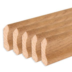 Hohlkehlleiste Eiche, natur matt, Abdeckmaß: 30x30x2400 mm (9,5x40x2400 mm)