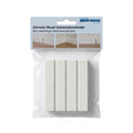 4x Universalverbinder, weiß, 18x18x85 mm