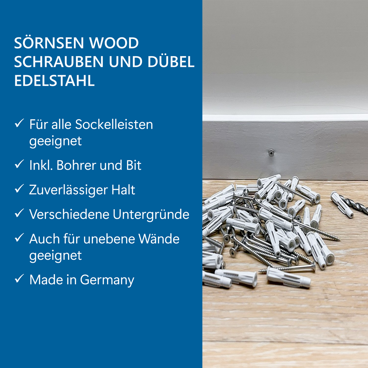40er Schrauben-Set zur Montage (Torx), Edelstahl